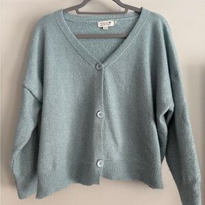 Molly Bracken Micro-Sequin Cardigan